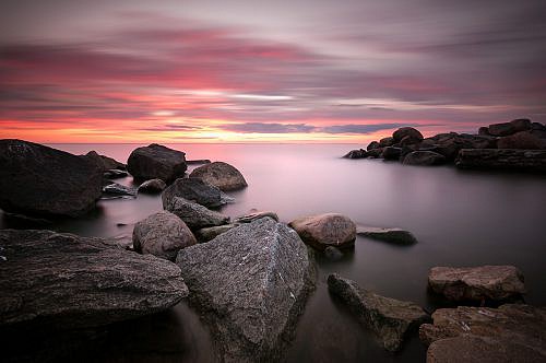 sweden sunset - Long exposure